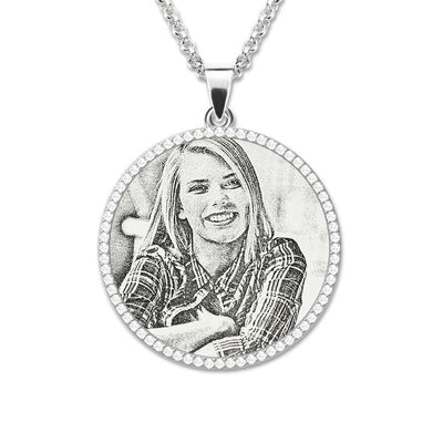 3d Photo Pendant Memorial Necklace With Picture