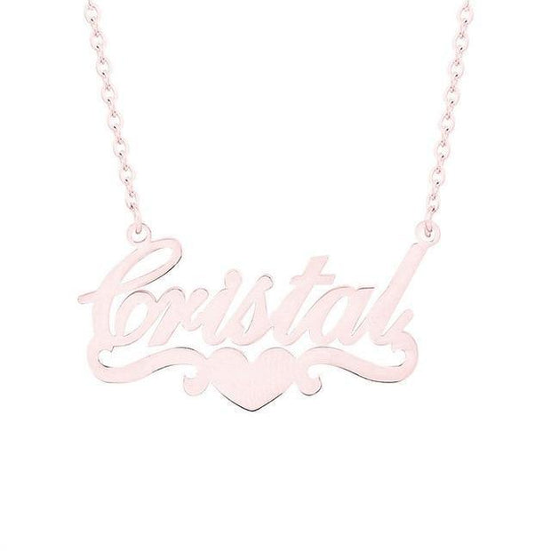 Personalized Name Necklaces With Heart - Unique Executive Gifts