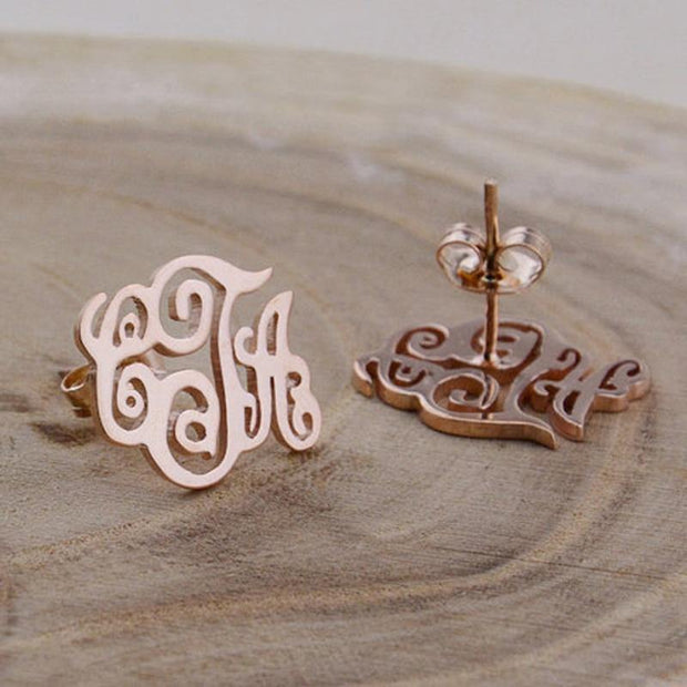 Personalized Monogram Earrings For Women - Unique Executive Gifts