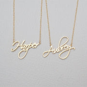 Signature Personalized Script Necklace - Unique Executive Gifts