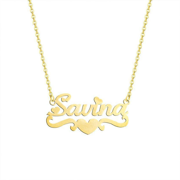 Personalized Name Necklaces With Heart - Unique Executive Gifts