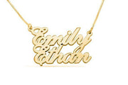 Custom Two Name Necklace Best Gift For Women - Unique Executive Gifts