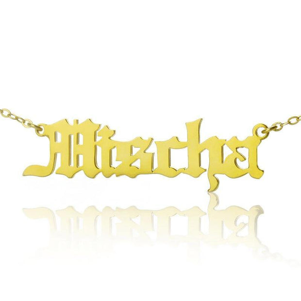 Old English Style Name Necklace - Unique Executive Gifts