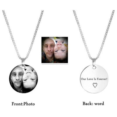 Personalized Photo Necklace For Memorial Gift - Unique Executive Gifts