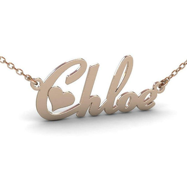 Personalized Name Necklaces With Cute Heart On Sale - Unique Executive Gifts