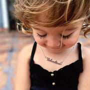 Custom Baby Name Necklace - Unique Executive Gifts